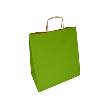 TORBY TORBA PAPIEROWA JASNOZIELONA 305X170x340