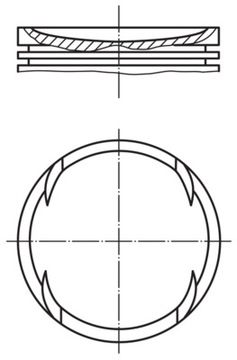 MAHLE 030 89 00 PÍST
