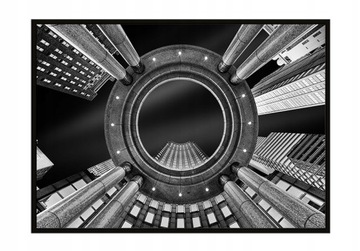 OBRAZ PLAKAT W RAMIE 43x33 cm Architektura P895