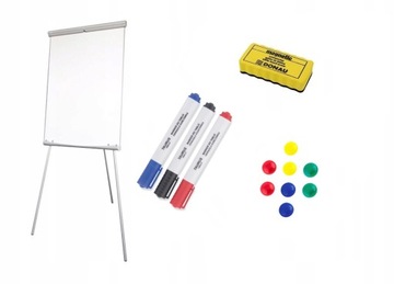 FLIPCHART MAGNETYCZNY 90X60 SUCHOŚCIERALNY GRATISY