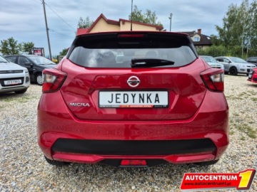 Nissan Micra V 1.0 IG-T 100KM 2019 Nissan Micra Tekna Kamera Cofania Nawigacja Bordowa Perla Led, zdjęcie 4