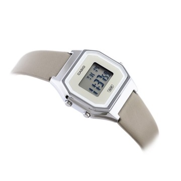 ZEGAREK DAMSKI CASIO Vintage Mini LA680WEL-8EF alarm datownik beżowy BOX