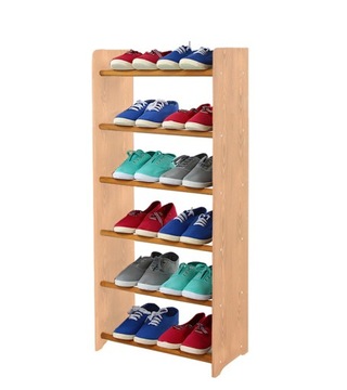 Regał na buty szafka STOJAK polka / RBS_6_45-65-90 rozmiary3/brązowy OUTLET