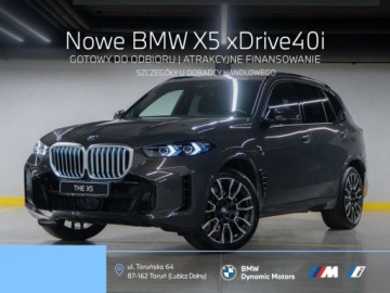 BMW X5 G05 SUV Facelifting 3.0 40i 381KM 2026 BMW X5 xDrive40i 381 KM mHEV - Gotowy do Odbioru - Kamera 360 - HarmanKard