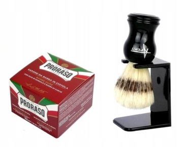 ЩЕТКА ДЛЯ БРИТЬЯ натуральный НАБОР ТИГЛЯ BADDER