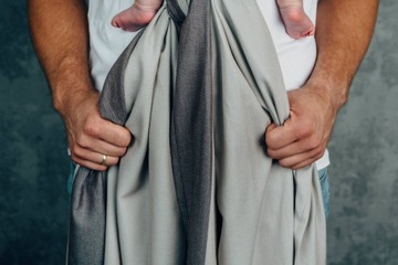 Плетеный шарф LennyLamb - Cool Grey 4,2 м.