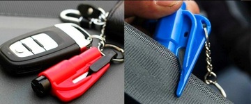 АВТОМОБИЛЬНЫЙ БРЕЛОК 3в1 МОЛОТОК БЕЗОПАСНОСТИ РЕМНЬ БЕЗОПАСНОСТИ НОЖ СВИСТОК