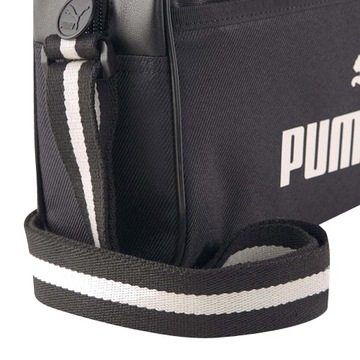 PUMA CAMPUS REPORTER S 078826 01 TORBA TOREBKA SPORTOWA CZARNA NA RAMIĘ