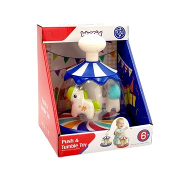 ИНТЕРАКТИВНЫЙ СПИННЕР ЛОШАДИ КАРУСЕЛЬ С ШАРИКАМИ ИГРУШКА ДЛЯ ДЕТЕЙ ВУПИ