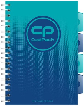 NIEBIESKI Kołonotes kołozeszyt SZKOLNY Gradient COOLPACK zeszyt na SPIRALI