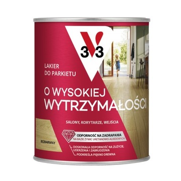 V33 lakier bezbarwny do schodów i podłóg 0,75L mat