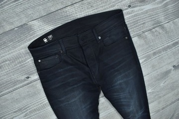 G STAR RAW 3301 Slim Męskie Spodnie Jeasnowe W31 L32