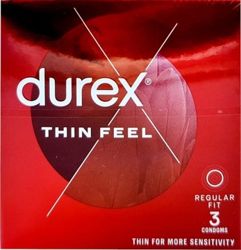 Durex Thin Feel prezerwatywy cienkie 3 szt.