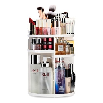 OBROTOWY ORGANIZER NA KOSMETYKI PERFUMY MAKIJAŻ TOALETKA PÓŁKA STOJAK
