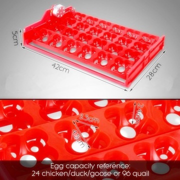 Лоток для инкубатора для яиц с автоматическим поворотным двигателем 220 В.