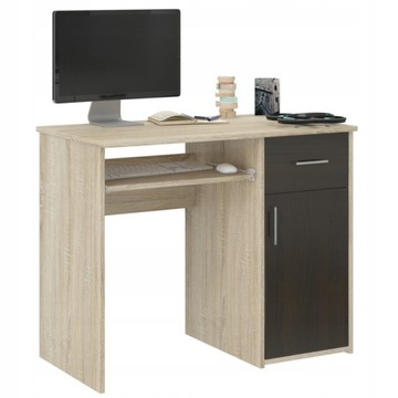 BIURKO KOMPUTEROWE STOLIK LAPTOP SONOMA Wenge N-9