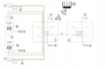 WIDEODOMOFON DOMOFON WiFi FULL HD 7" BRELOKI + APLIKACJA + KARTA PAMIĘCI