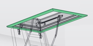 Listwy wykończeniowe Fakro LXA-W 4,6 do schodów 60x120 LME oraz LMT