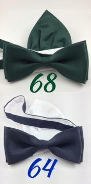 ТЕМНО-ЗЕЛЕНЫЙ ГАЛСТУК-БАБОЧКА С КАРМАНОМ В Клетку