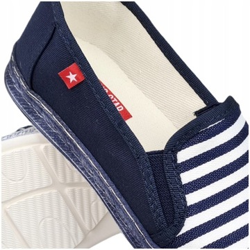 Tenisówki trampki damskie Big Star granatowe espadryle HH276002 36