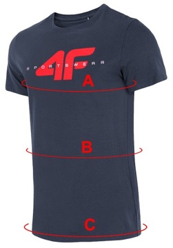 Koszulka Męska 4F T-Shirt 1888 Podkoszulek Limitowana Bawełna Sportowa XL