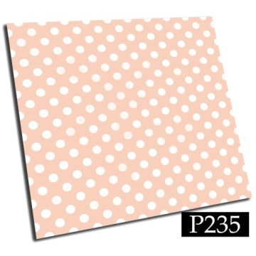 Płytki PCV samoprzylepne 20cm Białe kropki Polka