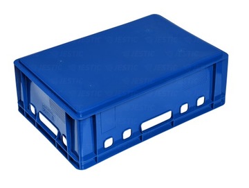 КОНТЕЙНЕР ЕВРО E2, СИНИЙ, НОВЫЙ, ПРОЧНЫЙ
