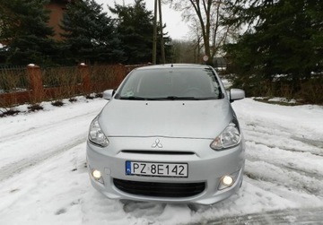 Mitsubishi Space Star Hatchback 5d 1.0 71KM 2014 Mitsubishi Space Star SERWISOWANY Zarejestrowany tani ekonomiczny Benzyna, zdjęcie 15