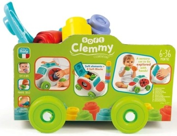 Машинка с блоками Soft Clemmy Clementoni 17315