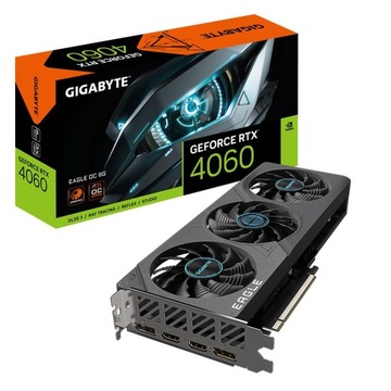 Видеокарта Gigabyte GeForce RTX 4060 EAGLE OC 8G GDDR6 128 бит 2DP/2HDMI