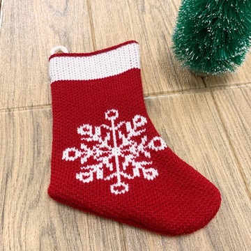 РОЖДЕСТВЕНСКИЕ носки для подарков, камин, 6 шт, 20 см