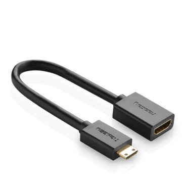 Ugreen kabel adapter HDMI (żeński) mini HDMI 4K 60Hz Ethernet HEC ARC 32 ka