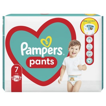 Pampers Трусики 7 38 шт. 17+ кг Подгузники.