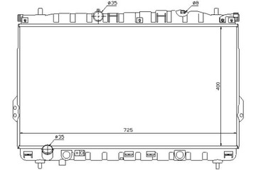 CHLADIČ MOTORU NISSENS 253103A000 253103A100 25