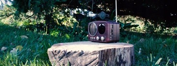 Кухонное радио в стиле ретро с антенной и Bluetooth-динамиком