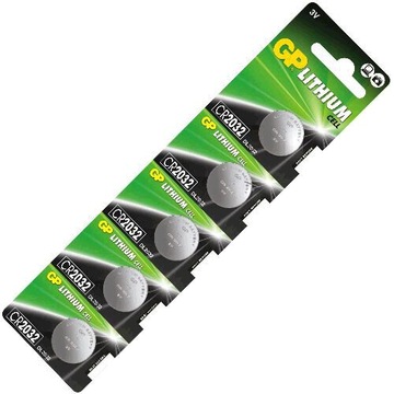 Baterie litowe GP CR2032 CR 2032 DL2032 5 SZTUK HQ