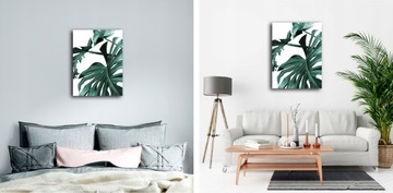 МОНСТР ЛИСТЬЯ Постер без рамки В2 50х70 №138