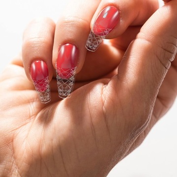 ИСКУССТВЕННЫЕ НОГТИ ИСКУССТВЕННЫЕ НАСАДКИ ПОЛНОЕ ПОКРЫТИЕ СТЕКЛЯННАЯ БРОНЯ