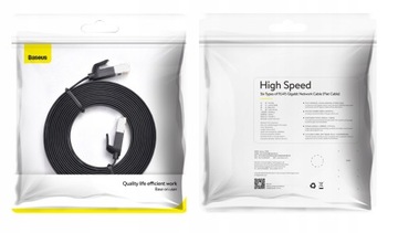 УНИВЕРСАЛЬНЫЙ КАБЕЛЬ BASEUS LAN ETHERNET RJ45 CAT6 100 Мбит/с 0,5 м 50 см