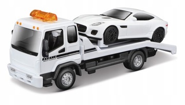 LAWETA CIĘŻARÓWKA model Jaguar F-Type Bburago 1:43
