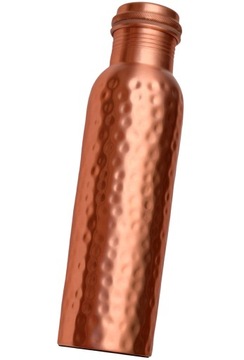 ANTYBAKTERYJNA BUTELKA MIEDZIANA 1L MŁOTKOWANA