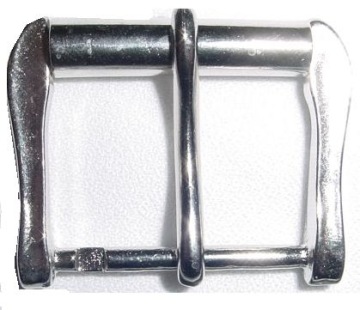 KLAMRA do paska 40mm nikiel połysk