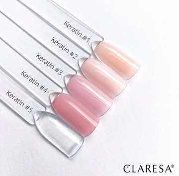 CLARESA KERATIN 03 BAZA KAUCZUKOWA Z KERATYNĄ 5w1