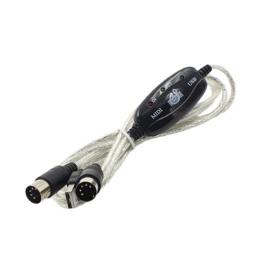 Adapter kabla interfejsu USB na MIDI Muzyka Midi