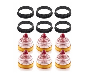 RANT PERFOROWANY DO TARTALETEK TARTY 8cm 6szt