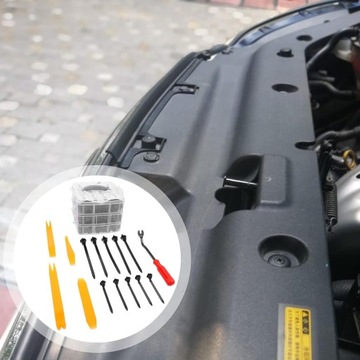 НАБОР УНИВЕРСАЛЬНЫХ АВТОМОБИЛЬНЫХ ЗАЖИМОВ 675 ЭЛЕМЕНТОВ - ПРЕМИУМ НАБОР