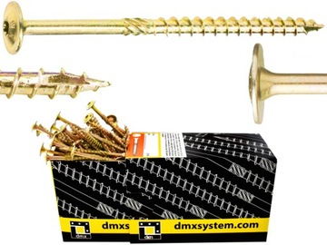 WKRĘTY CIESIELSKIE CT 5x70 TORX ŁEB TALERZOWY / PODKŁADKOWY DMX 200sztuk