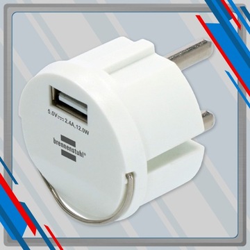 Adapter Ładowarka sieciowa USB uniwersalna zasilacz USB 2,4A do gniazdka
