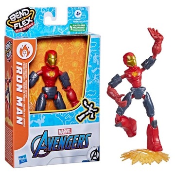 AVENGERS BEND AND FLEX Figurka 15cm Iron Man F4964