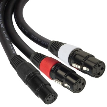 Разветвительный кабель XLR 5-контактный микрофонный кабель